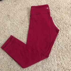 LuluLemon crop leggings. Worn MAYBE 5 times